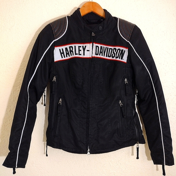 Harley-Davidson® Women's Triple Vent System Waterproof Textile Riding Jacket - Picture 1 of 16